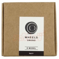 1/64 Scale Model Car Spirit Wheels 4 pcs Black