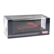 1/64 Toyota Corolla Levin AE86 3 DOOR Customized Carbon Bonnet Red Diecast Scale Model Car