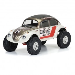 Volkswagen Beetle 313mm Wheelbase Clear Body Set For 1/10 RC Crawler