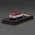 1/64 Datsun Bluebird 510 Wagon Red White Blue Resin Scale Model Car