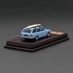 1/64 Datsun Bluebird 510 Light Blue Resin Scale Model Car